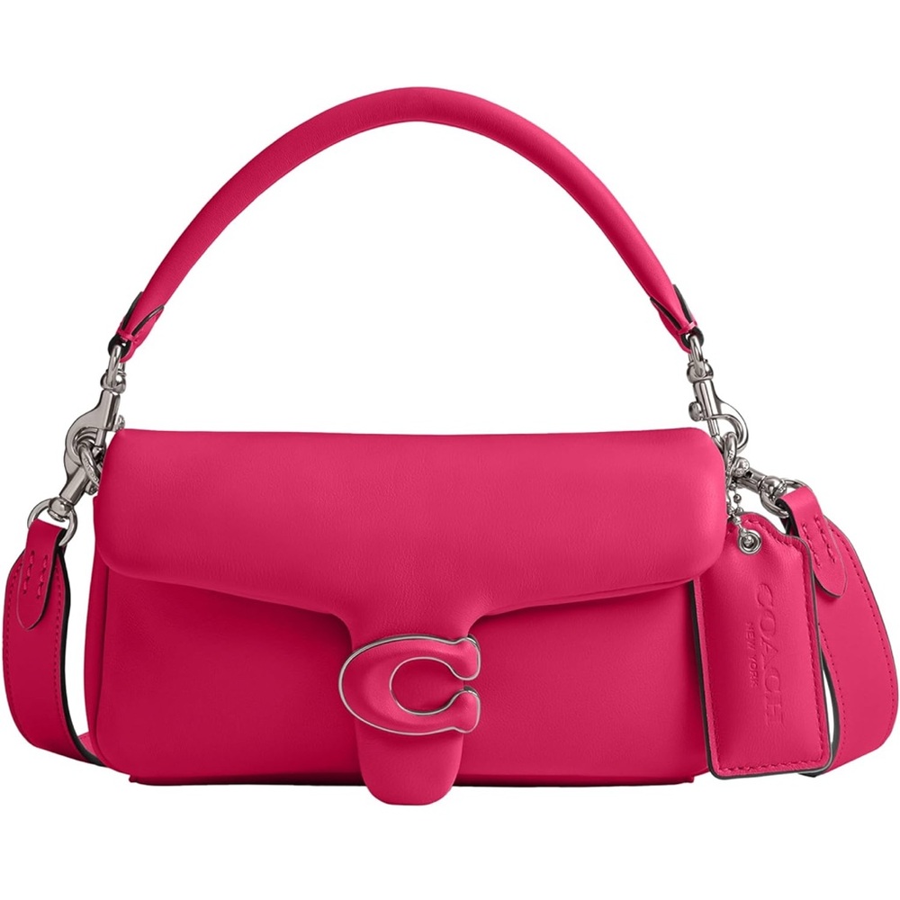 Coach Pink Leather Shoulder Bag